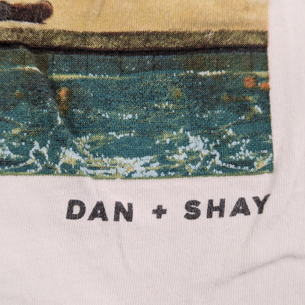 Dan + Shay White Graphic Tee Shirt Large